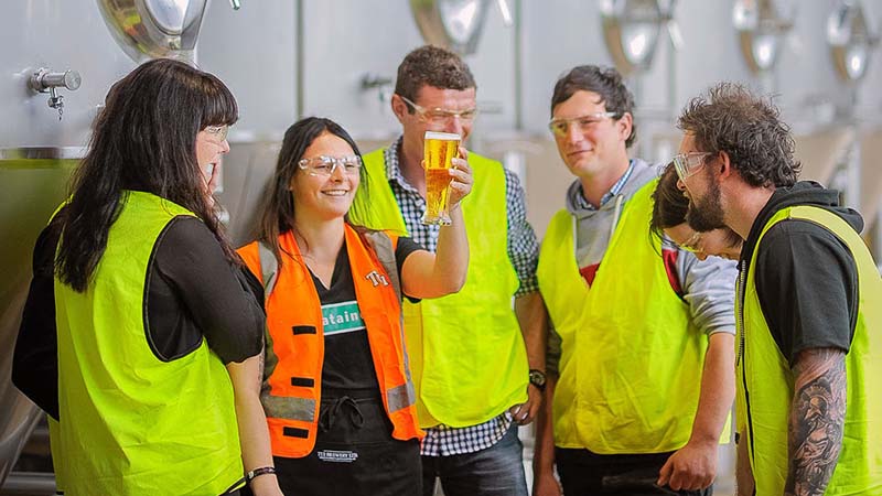 Experience a personalised 40 min guided tour around the legendary Tui’s Brewery, followed by a tasting at the Brewers table of the latest Tui brew! 